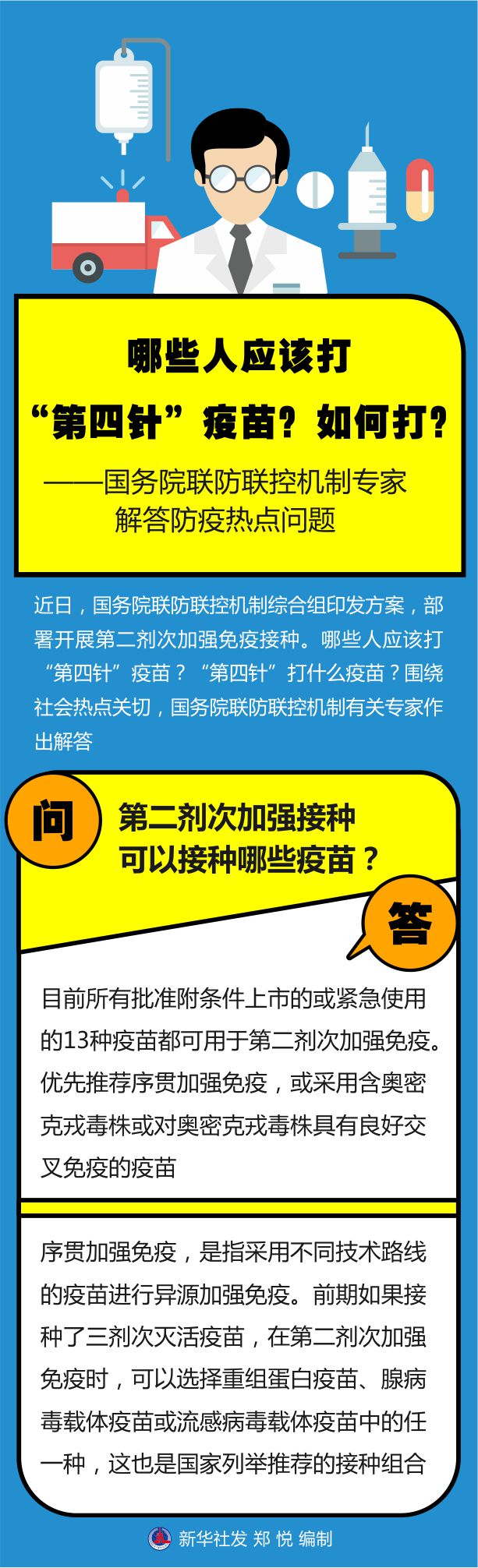 哪些人應(yīng)該打“第四針”疫苗？如何打？——國務(wù)院聯(lián)防聯(lián)控機制專家解答防疫熱點問題