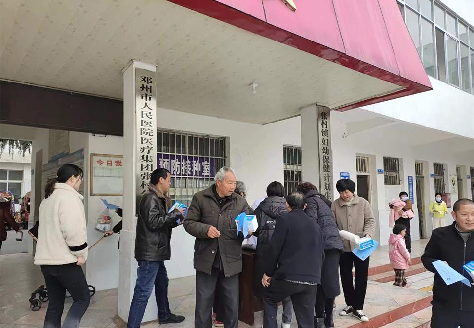 鄧州市張村鎮(zhèn)衛(wèi)生院舉辦“世界防治結(jié)核病日”宣傳活動(dòng)